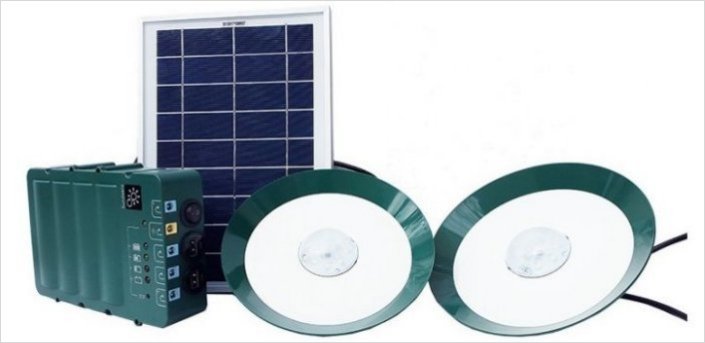 Kit solaire led autonome : Kit Lumière   énergie solaire PP8000